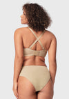 Leopard Unlined Strapless Minimizer Bra