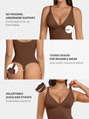 V-Neck Tummy Control Sculpt Bodysuit