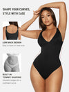 V-Neck Tummy Control Sculpt Bodysuit