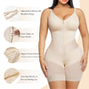 V-Panel Side Bust Padded Front Zip Mid-Thigh Faja Bodysuit