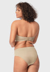 Leopard Unlined Strapless Minimizer Bra