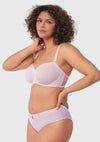 Leopard Unlined Strapless Minimizer Bra