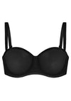 Leopard Unlined Strapless Minimizer Bra