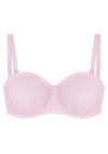 Leopard Unlined Strapless Minimizer Bra