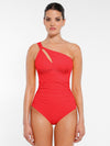 Tummy Control One Shoulder Swimsuit