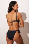 Scoop Neck One Piece Strappy Backless Swimsuit