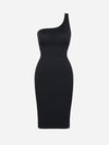 One-Shoulder Tummy Control Shaper Dress