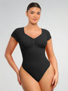 Tummy Control Seamless Short-Sleeve Bodysuit