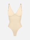 V-Neck Tummy Control Sculpt Bodysuit