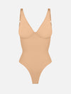 V-Neck Tummy Control Sculpt Bodysuit