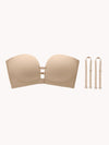 Strapless Front Closure Bra - Anti-Slip Grip Wireless