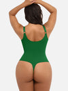 V-Neck Tummy Control Sculpt Bodysuit