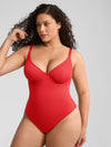 V-Neck Tummy Control Sculpt Bodysuit