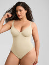 V-Neck Tummy Control Sculpt Bodysuit