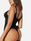 V-Neck Tummy Control Sculpt Bodysuit