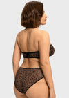 Leopard Unlined Strapless Minimizer Bra