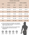 V-Panel Side Bust Padded Front Zip Mid-Thigh Faja Bodysuit