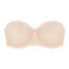 Leopard Unlined Strapless Minimizer Bra