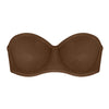 Leopard Unlined Strapless Minimizer Bra