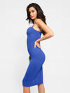 Popilush Bluetag Cooling Shapewear Slimming Midi Tube Dress