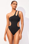 Sexy One shoulder One-Piece Swimsuit